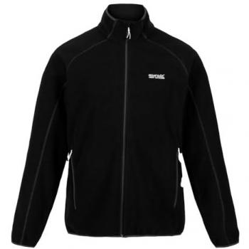 Regatta Men's Hadfield Full Zip Fleece Jacket, Black, Size: 3XL