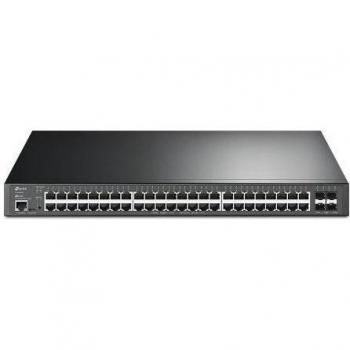 TP-Link JetStream 48-Port Gigabit L2+ Managed Switch with 4-Port 10GE SFP+ and PoE+