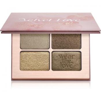 ZOEVA Velvet Love Eyeshadow Quad Palette (Emerald Green Eyes) 4x1.5 g