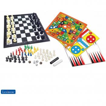 LEXIBOOK - Tablero magnetico 8 juegos en 1