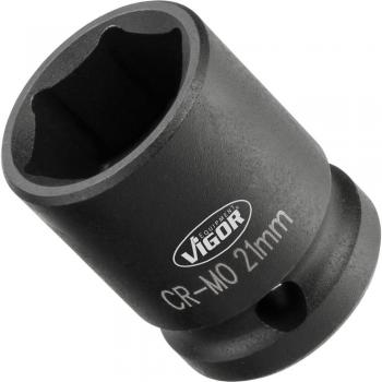 Cabeza de impacto corta 1/2 VIGOR V5550S-15, 15mm