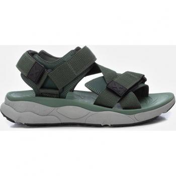 Chanclas de hombre con cierre adherente en color verde
