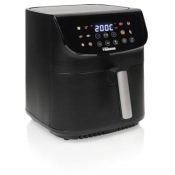 Freidora de Aire Digital Tristar FR-9073, 9L, 1800W, Pantalla Táctil LED, 12 Programas, Antiadhesivo, Negra