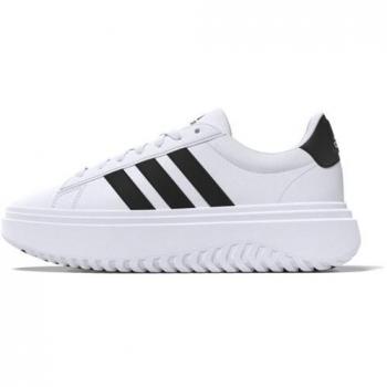 Adidas Grand Court Platform Women's Sneakers - White/Black