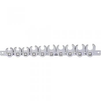 KS Tools 913.3800 3/8 Juego de llaves fijas hexagonales para carraca, 10 pzs