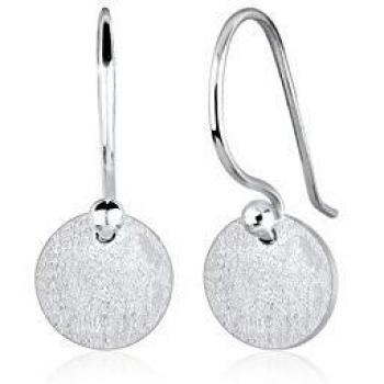 Elli Pendientes Damas Geo Minimal Trend Matt en plata esterlina 925