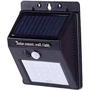 Greenice | Aplique de Pared Solar IP65 20xLED SMD Sensor Luz + Movimiento
