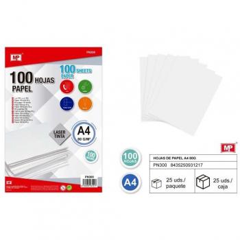 Papel A4 100 Hojas 80g