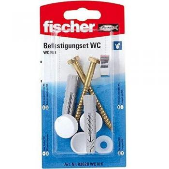 Set de Fijación WC N K 50 mm Fischer con Anclajes y Tornillos