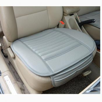 Sedeta® mejor asiento de coche del cuero del amortiguador frontal estera cojín del protector de la PU cubre interior para el conductor del vehículo 1PCS