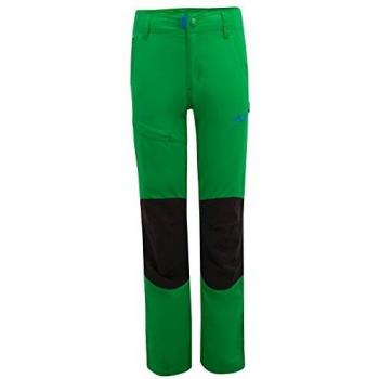 Trollkids Pantalones de Trekking para Niños Hammerfest Slim Fit, Color Verde Indio Talla 10 años