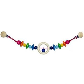 Hess 12998 - Juguete de Madera de Clip para Basinet o Cochecito, diseño Kim