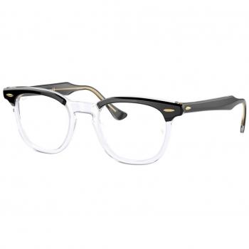 Ray-Ban RX5398F Hawkeye Asian Fit 2034 Armazones para Hombre Cristal, Lentes Recetadas Para Hombre Transparentes, Gafas Recetadas para Hombre Cristal, Ajuste Asiático