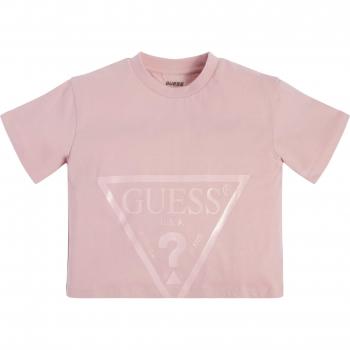 Guess Women's Striped Red and White T-Shirt Size S
