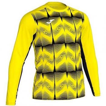 Joma Camiseta M/L Portero Derby IV 101301 Amarillo Fluo Fashion Camiseta Hombre, 101301_061_S, Amarillo Fluo, S
