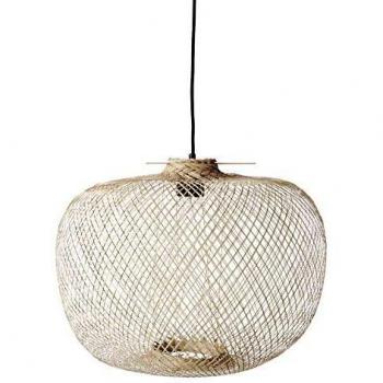 Lámpara Colgante Rodi de Bambú Natural Ø42cm - Diseño Danés Bloomingville