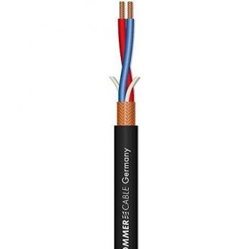 SOMMER Cable de micrófono 2x0.22 100m bk Etapa 22