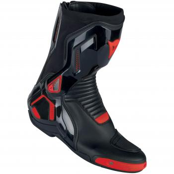Dainese 1795208_628_45 Botas para moto, Negro/Fluo Rojo, 45