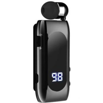 Auriculares Intrauditivos Inalámbricos Bluetooth 5.2 Retráctiles con Micrófono y Clip Estéreo K55