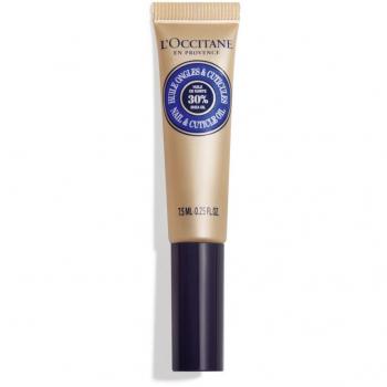L'Occitane Shea Butter Nail and Cuticle Oil 7.5ml - Cosmetics, nourishing formula, enriched with shea butter, promotes healthy nails and cuticles, non-greasy texture, convenient dropper for easy application
