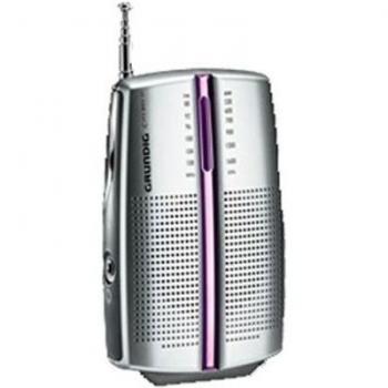 Grundig Micro 60 - Radio (Portátil, FM, 0.08W, 3.5 mm, 100g, micro) Gris