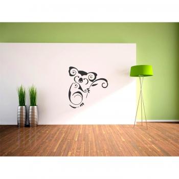 Pixxprint Adhesivo para Pared, Negro, 900 x 850 mm