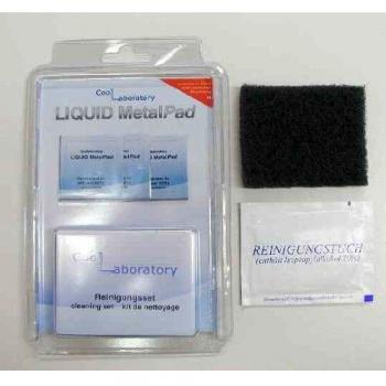 Coollaboratory Liquid Metal Pad Cooling Kit mit 1x Reinigungs-Kit f1/4r 3x CPU
