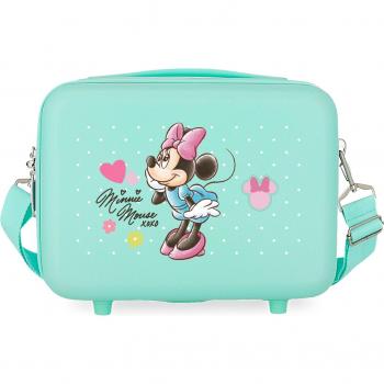 Neceser de Viaje Disney ABS Minnie Imagine Azul, capacidad de 9L