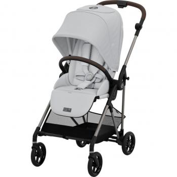 Cochecito Cybex Melio - Ligero, plegable, con asiento reversible, suspensión en las ruedas, arnés de seguridad de 5 puntos, capota extensible con protección solar UPF 50+, compatible con sillas de