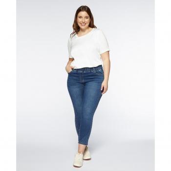 Jeggings Diamante con Pedrería - Vaqueros Talla Grande