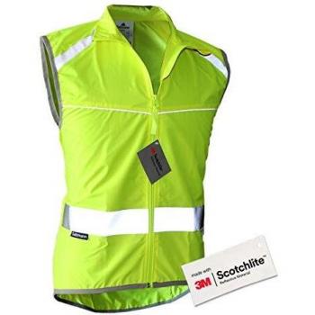 Salzmann 3M Chaleco Ciclismo - Chaleco Ligero con Inserciones de Malla Transpirable - Hecho con 3M Scotchlite