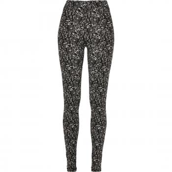 Urban Classics Women's Soft AOP Blackline Leggings