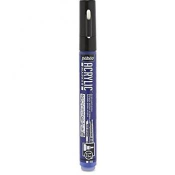 Rotulador acrílico fino 1,2 mm color azul ultramarino Pebeo