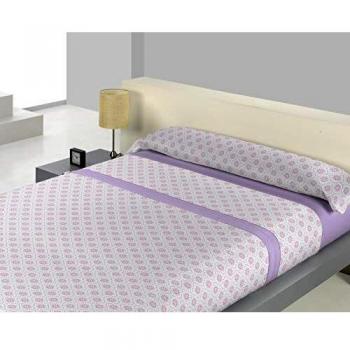 GURUGU - Juego sábanas térmicas Virginia. Cama 135 cm. Lila