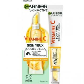 Crema para el Contorno de Ojos Garnier SkinActive Booster Iluminador con Vitamina C - 15 ml