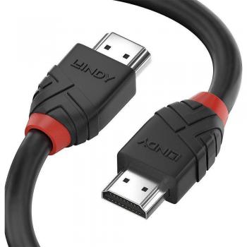 Lindy 36774 Cable HDMI de 5 metros, Tipo A (Estándar), Triple Conector HDMI Tipo A (Estándar), Color Negro