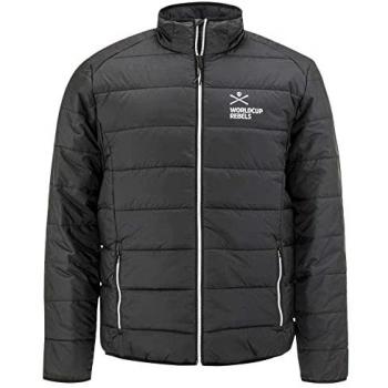 Chaqueta Race Kinetic Negro para niños de Head, características: diseño deportivo, material ligero y transpirable, cierre frontal con cremallera, bolsillos laterales con cremallera, ajuste cómodo y moderno