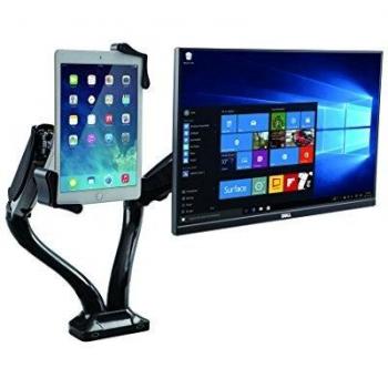 CTA Digital PAD-2AMT 2-1-in-1 Adjustable Monitor and Tablet USB Hub