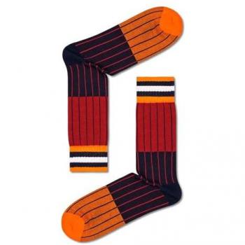 Calcetines Dressed Gael Happy Socks Talla 39-42 Rayas Naranjas y Negras, Suavidad Garantizada, Multicolor Unisex