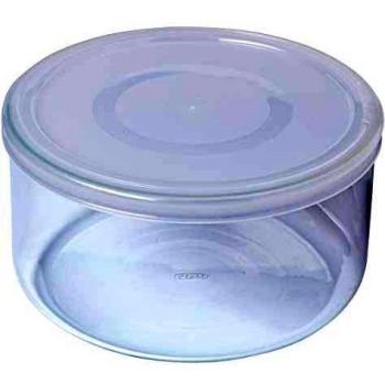 Pyrex Classic - Contenedor Redondo de Vidrio Borosilicato con Tapa, 15 cm, Capacidad de 1 Litro