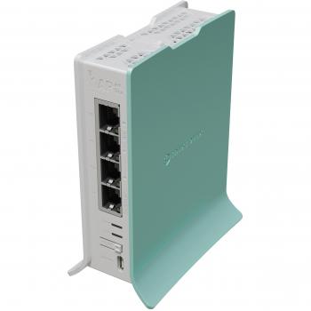 MikroTik hAP ax lite - Router Wi-Fi, L41G-2axD, Wi-Fi6 AX600, 4x RJ45 1000Mb/s, RouterOS L4
