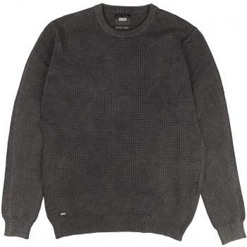 Globe Slip Stitch Sweater - Jersey, Hombre, Negro