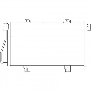 BEHR HELLA SERVICE 8FC 351 306-681 Condensador, aire acondicionado