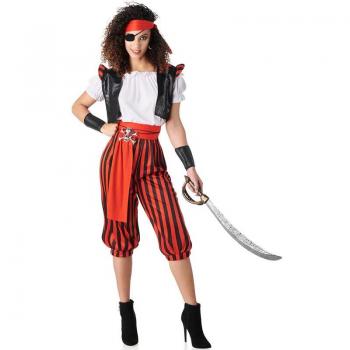 Conjunto Pirata Mujer Pantalón Rayas Kimokawaii