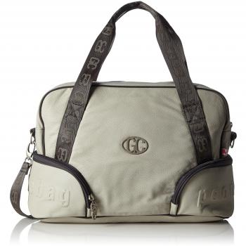 Poodlebag Amrum - Bolso de hombro de material sintético Unisex adulto, color marfil, talla 42x30x14 cm