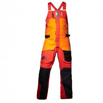 Helly Hansen Skagen Offshore Bib Trousers Blaze Orange 33908 Size - M