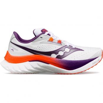 Saucony Women's Endorphin Speed 4 Running Shoes - White/Violet