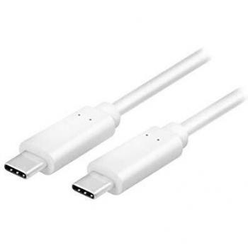 LogiLink CU0131 USB 3.2 Gen 2 Type-C Cable, Male to Male, 1m, White