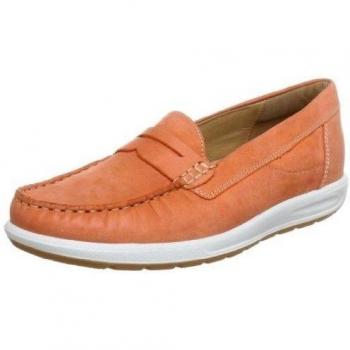 Ganter Grace, Weite G 5-200912-85000 - Mocasines de cuero para mujer, color naranja, talla 41