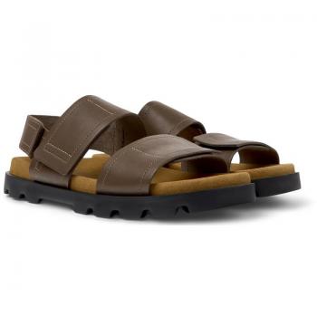 CAMPER Brutus Sandal - Sandals for Men - Brown, size 39, Smooth leather